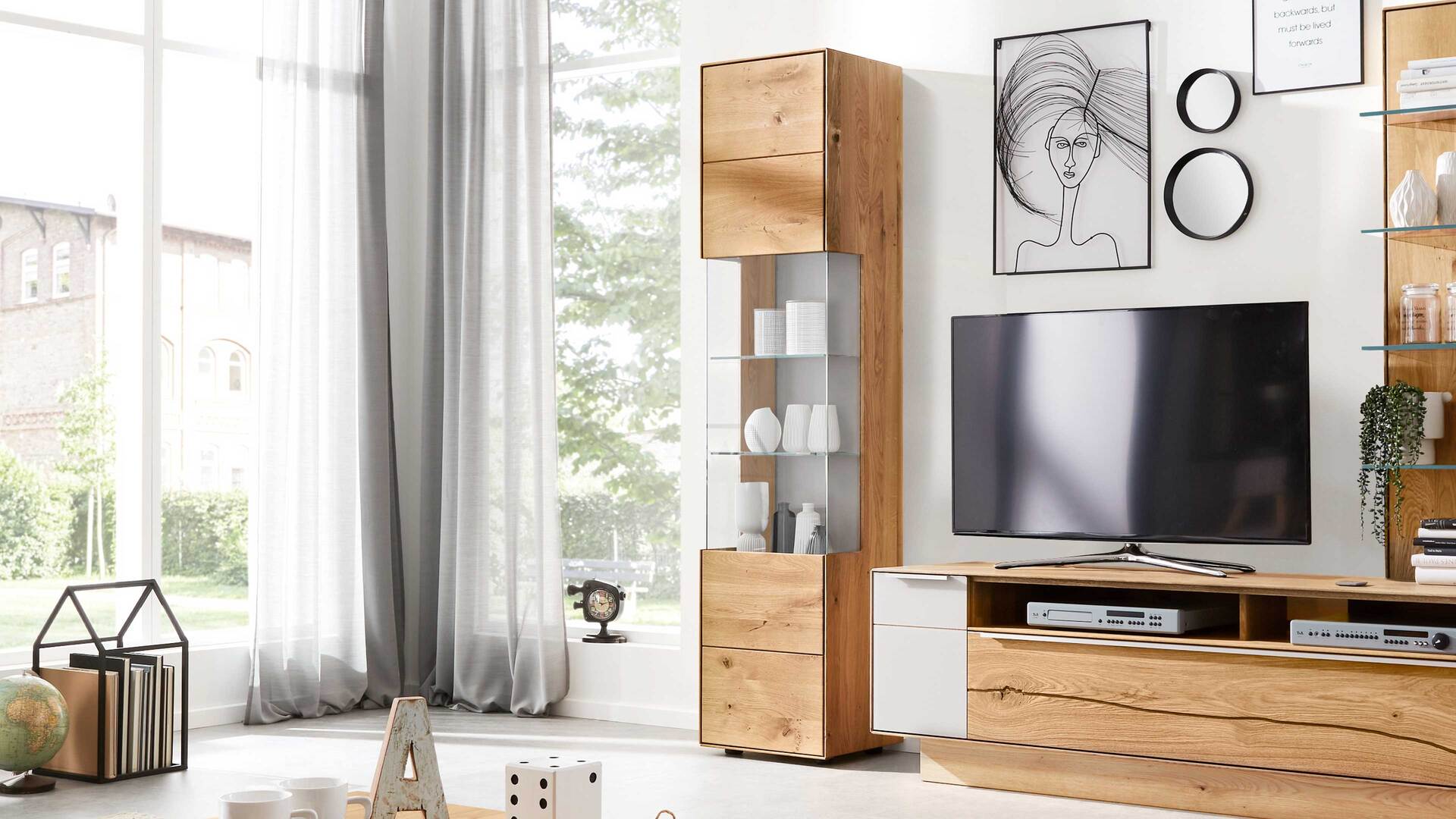 Interliving Wohnzimmer Serie 2020 - Vitrine 151300 Interliving Wohnzimmer Serie 2020 - Vitrine 151300