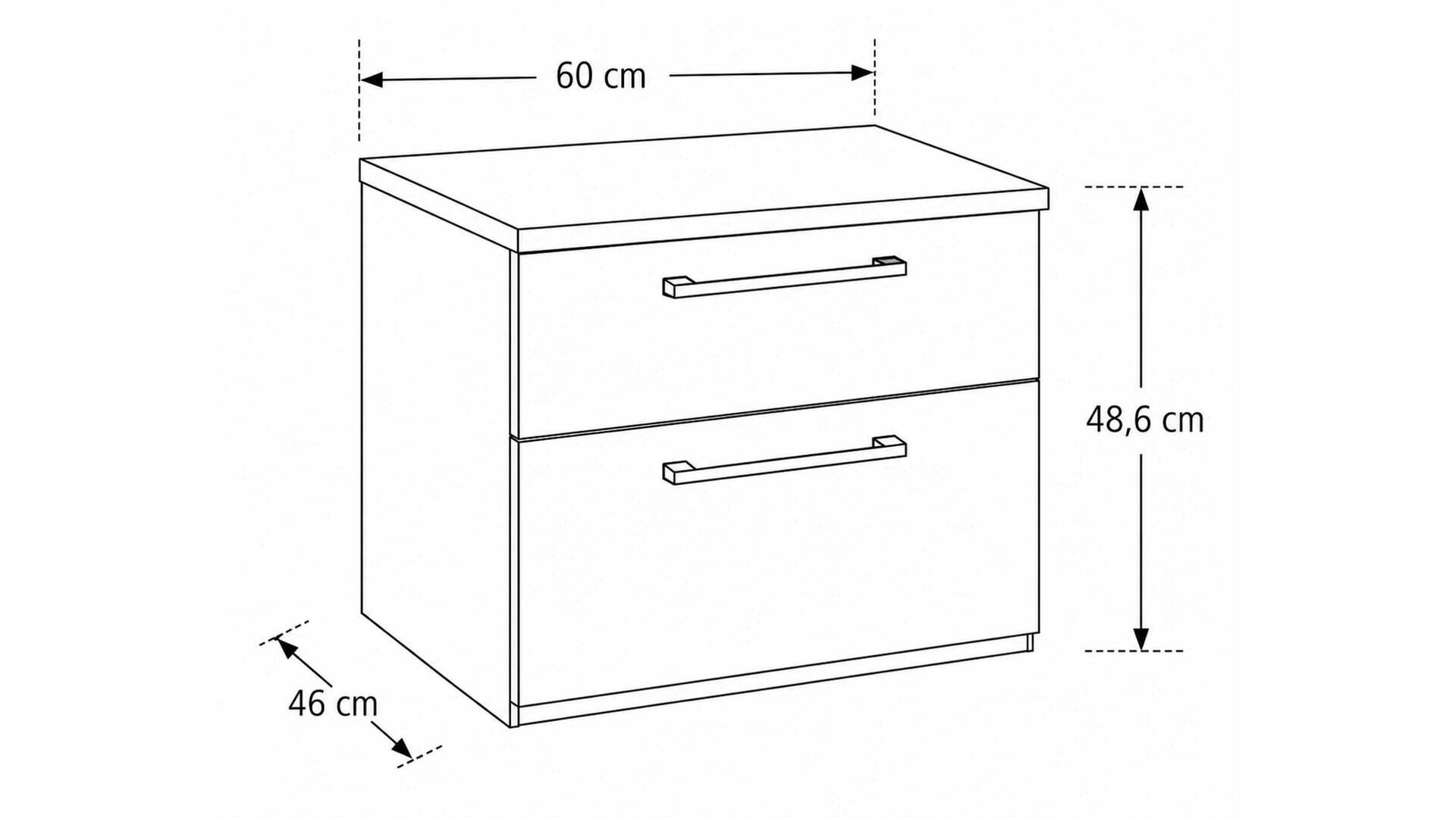 Interliving Schlafzimmer Serie 1024 – Nachtkommode