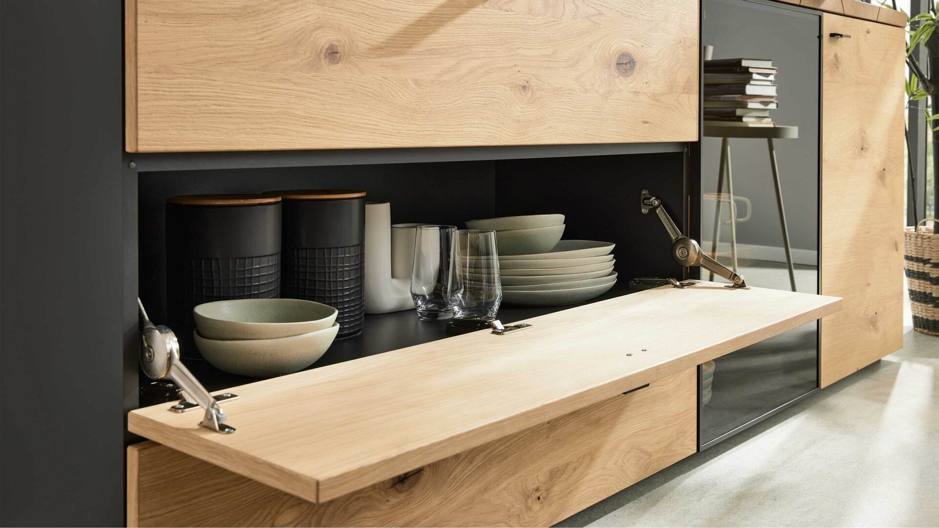 Interliving Wohnzimmer Serie 2108 - Sideboard 780104-32 Interliving Wohnzimmer Serie 2108 - Sideboard 780104-32