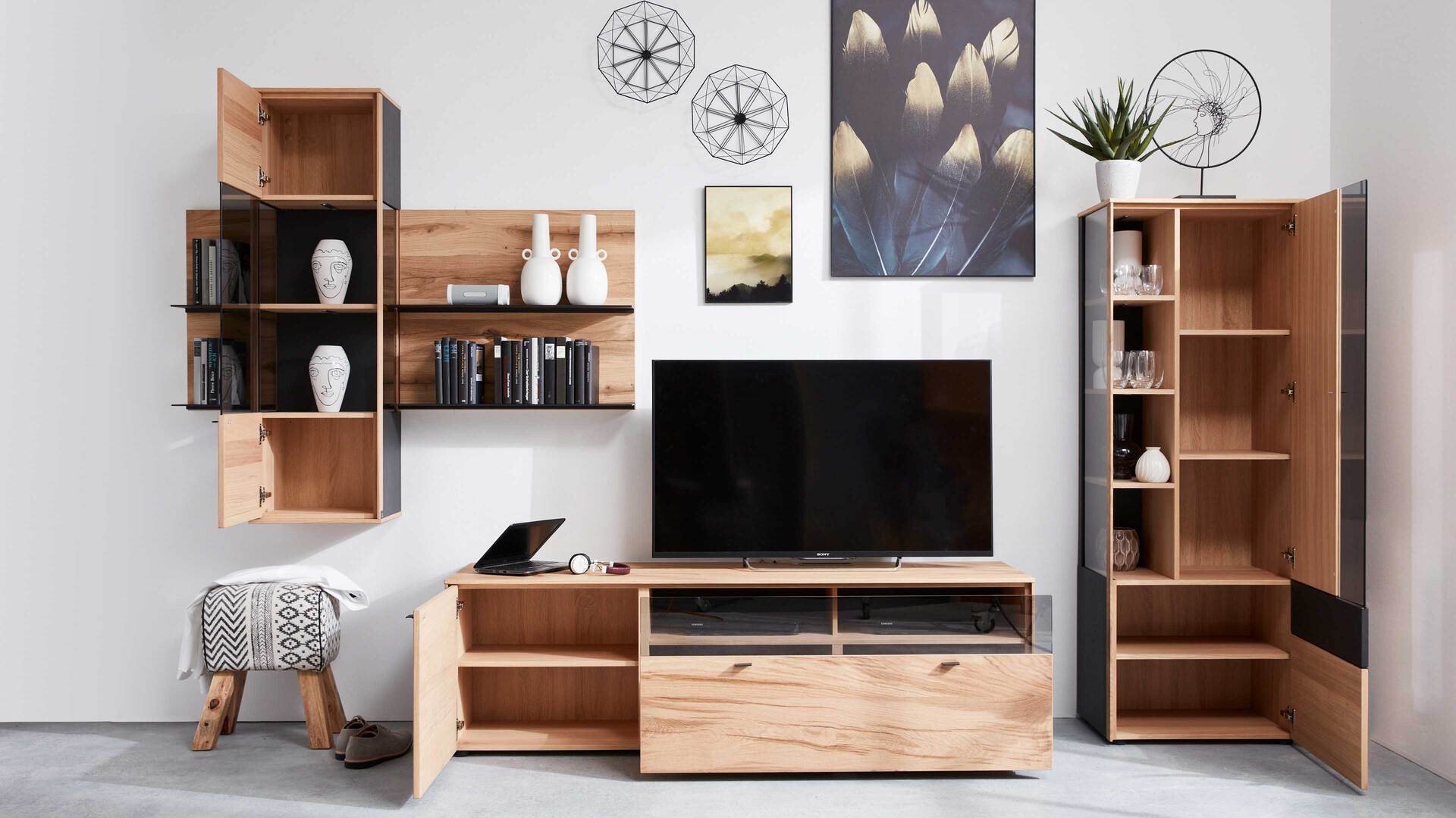 Interliving Esszimmer Serie 5604 - Wohnwand VI10-0308R