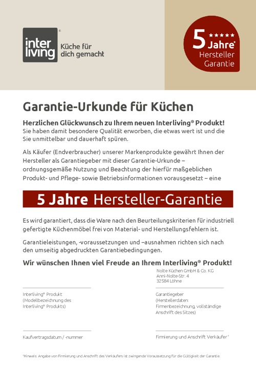 Interliving Küche Serie 3083 mit AEG Einbaugeräten