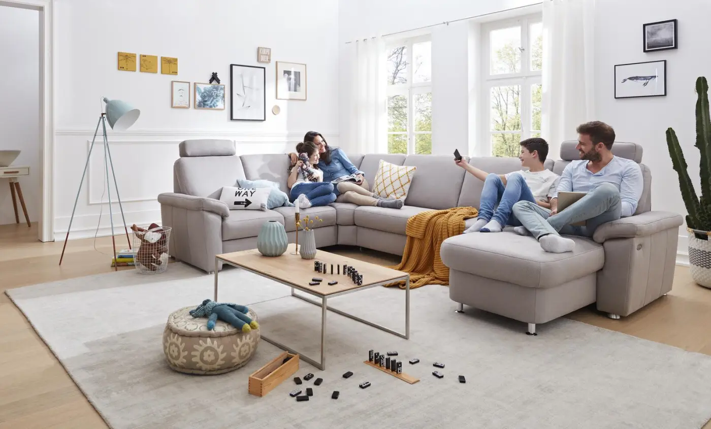 Wohnlandschaft mit vielen Funktionen bestellbar