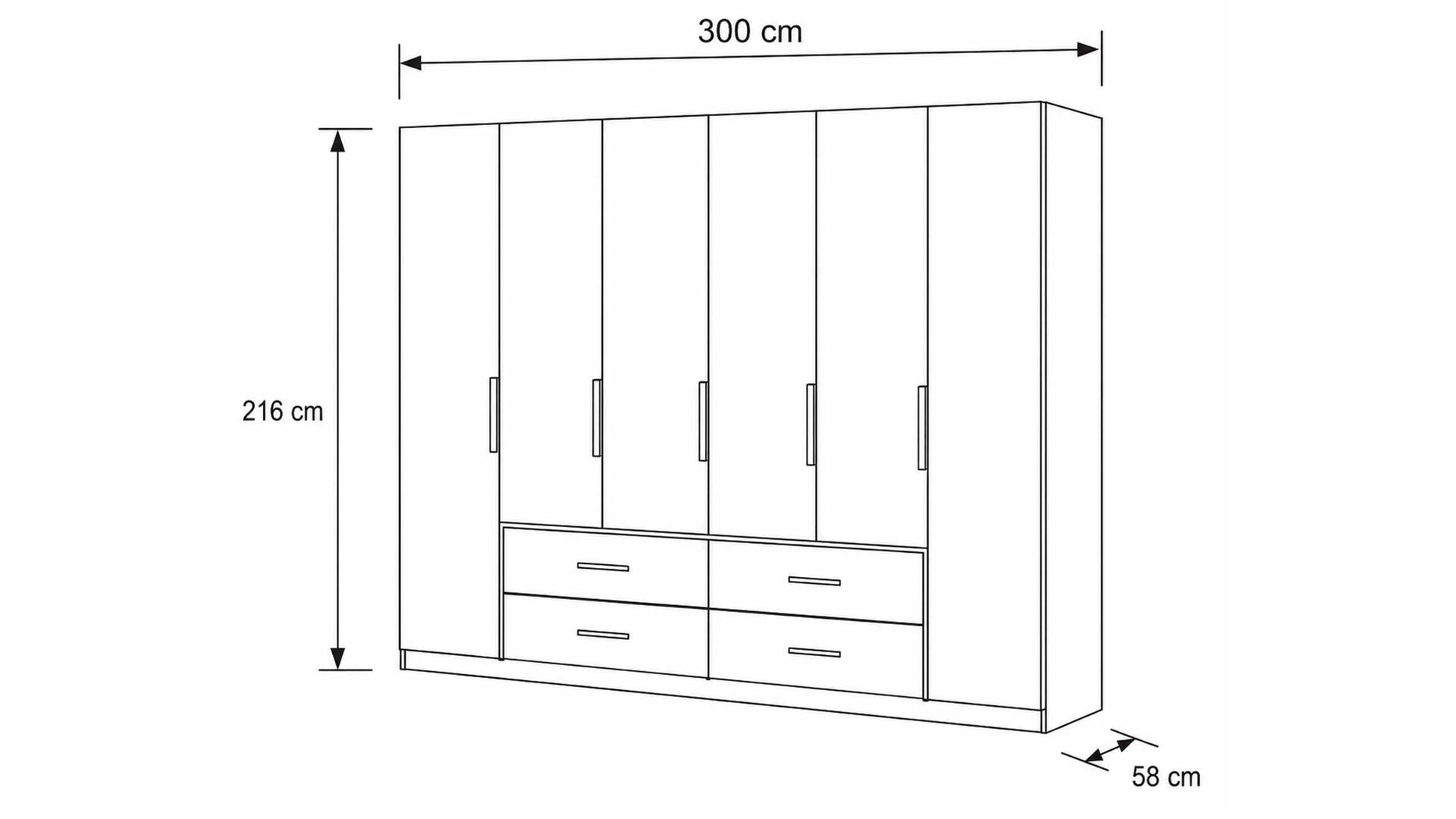 Interliving Kleiderschrank Serie 1205 – Kleiderschrank