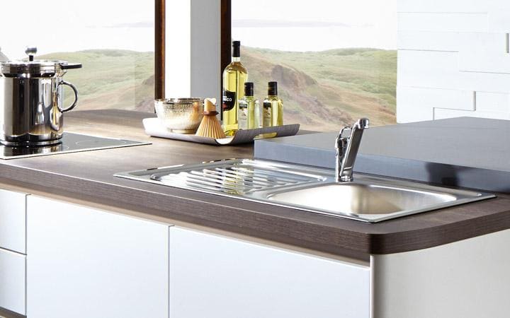 Spülbecken aus Edelstahl