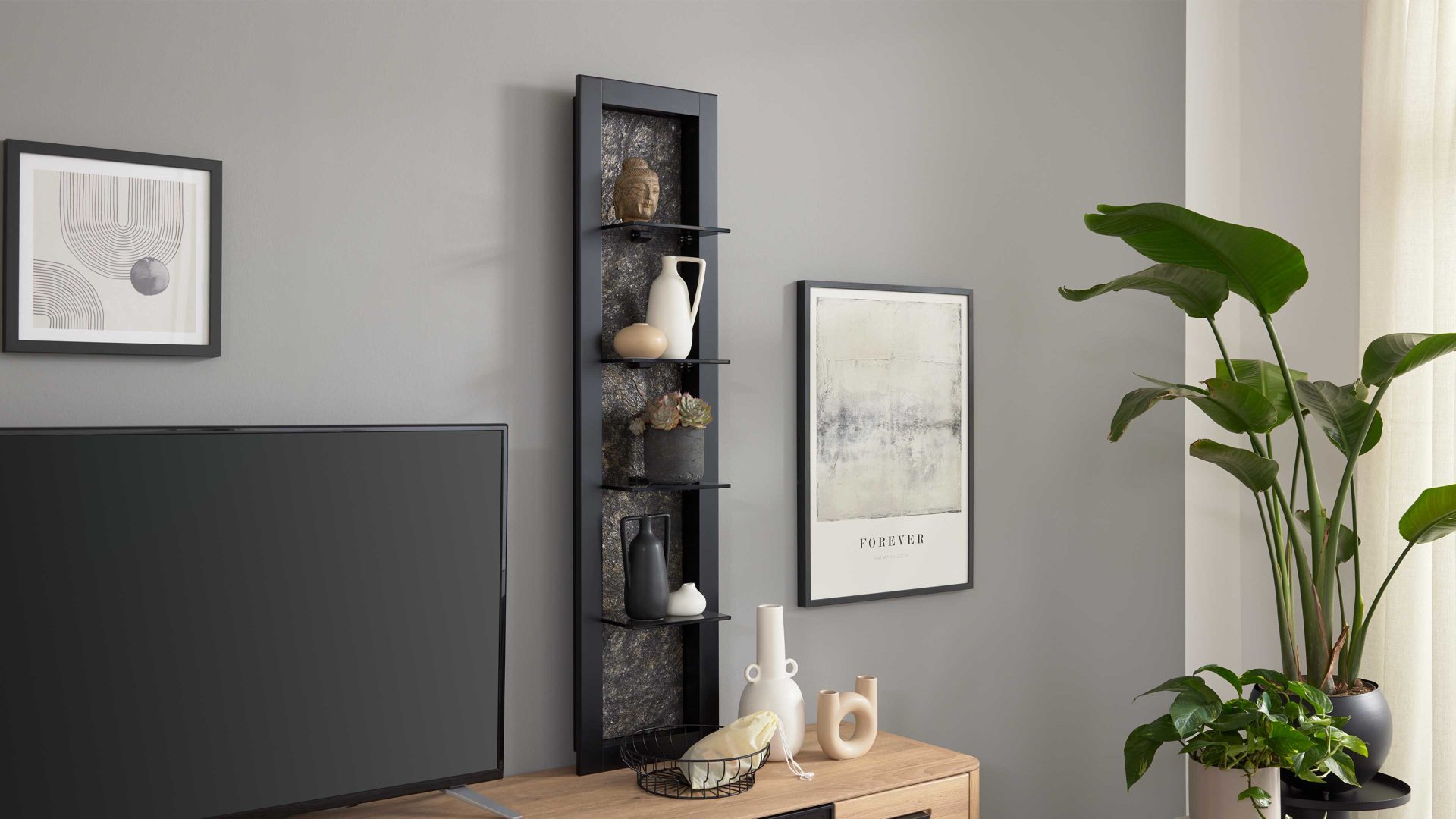 Interliving Wohnzimmer Serie 2029 - Wandregal 41 Interliving Wohnzimmer Serie 2029 - Wandregal 41