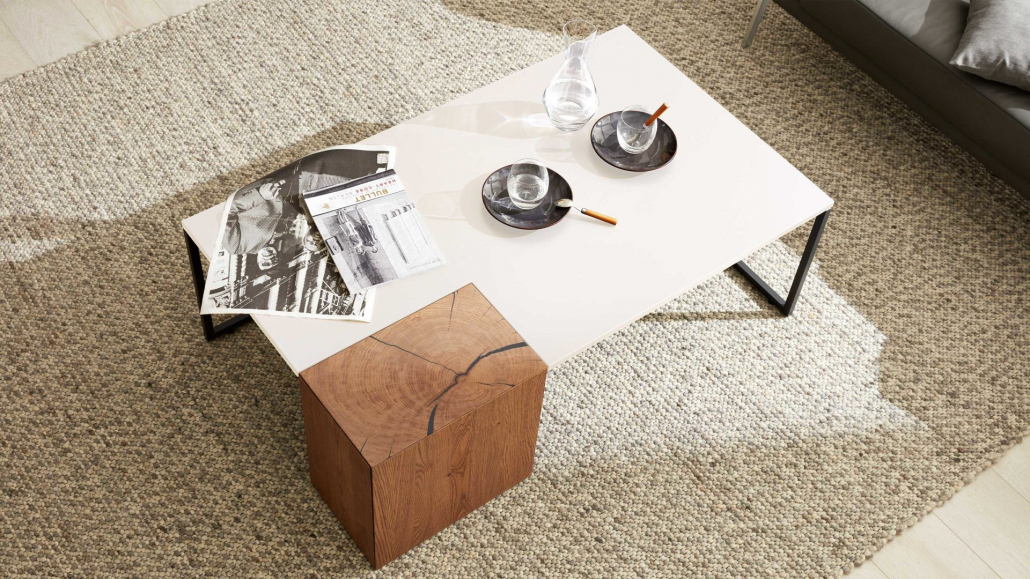 Wohnzimmertisch Ansicht oben