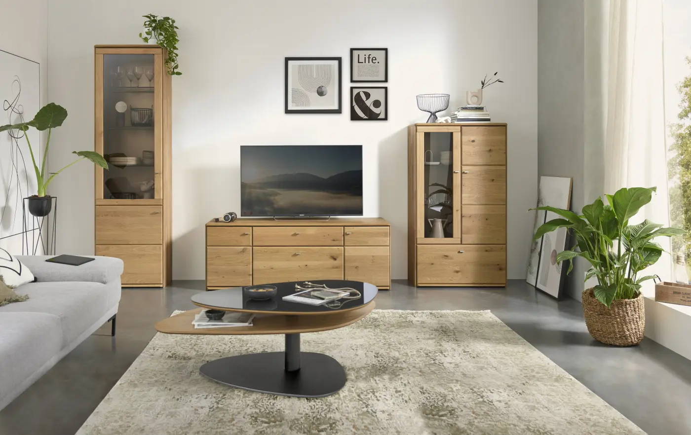 Interliving Wohnzimmer Serie 2028 - Wohnwand 0001
