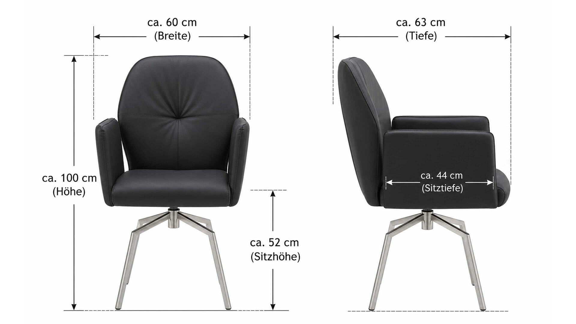 Interliving Esszimmer Serie 5104 – Armlehnstuhl