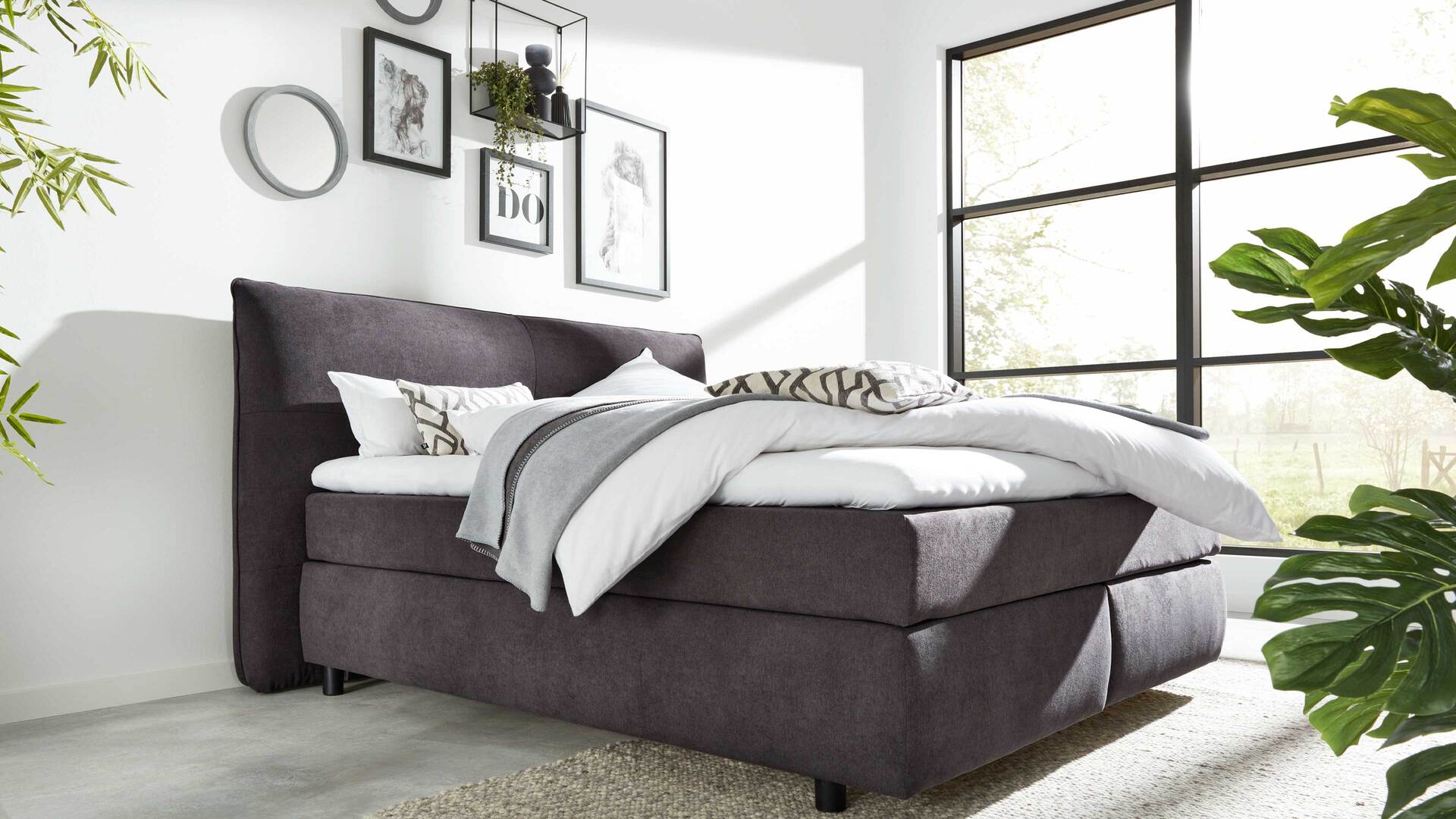 Interliving Bettsystem Serie 1414 - Boxspringbett Variante 1