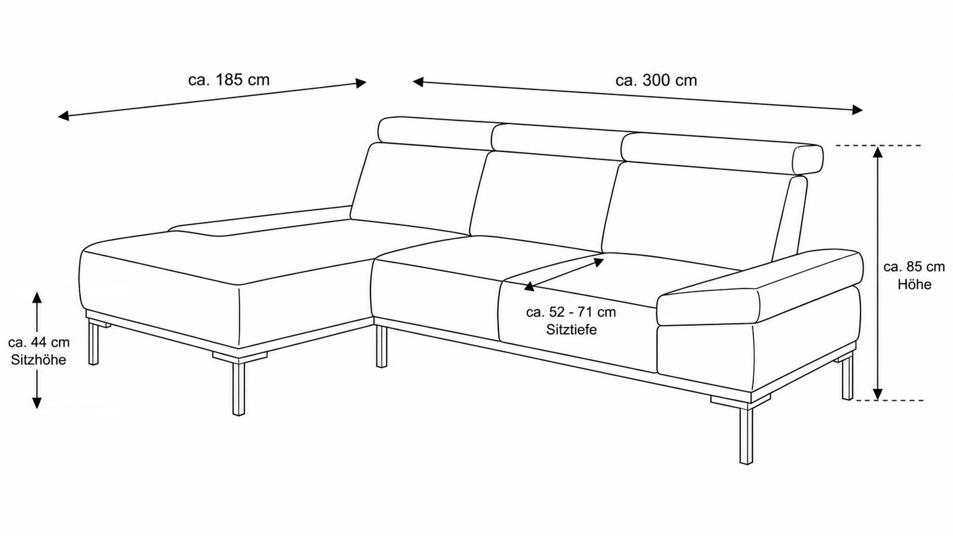Interliving Sofa Serie 4254 – Ecksofa