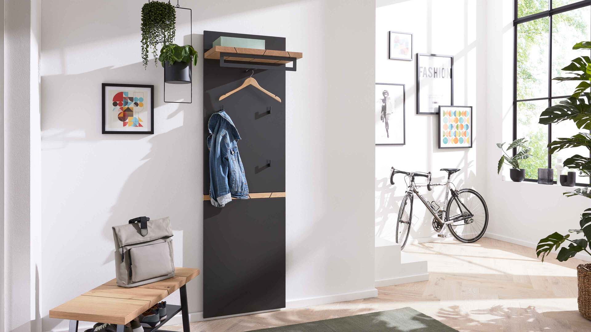 Interliving Garderoben Serie 6011 Wandgarderobe 781903-2 Interliving Garderoben Serie 6011 Wandgarderobe 781903-2