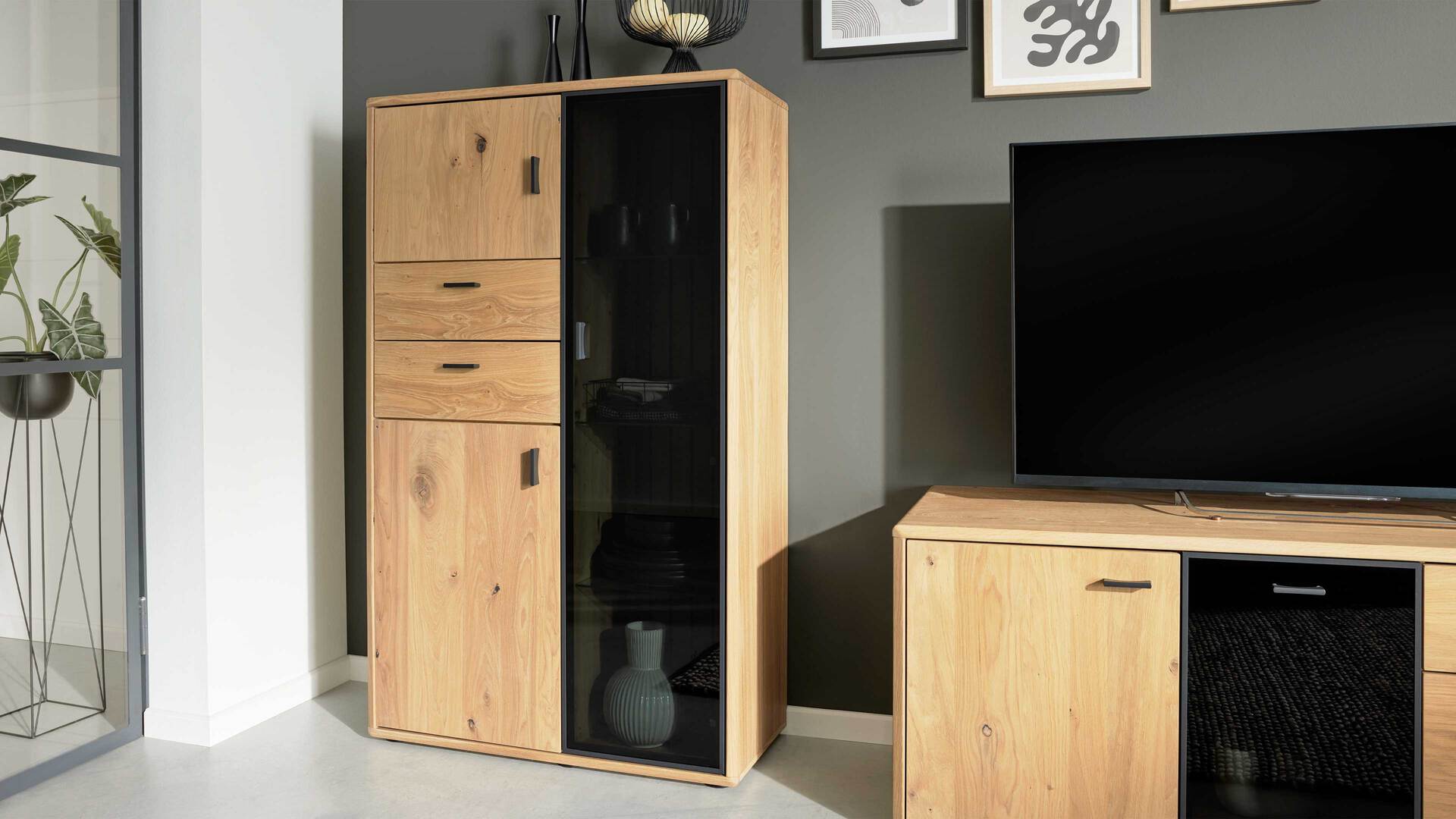 Interliving Wohnzimmer Serie 2024 - Highboard 14 Interliving Wohnzimmer Serie 2024 - Highboard 14