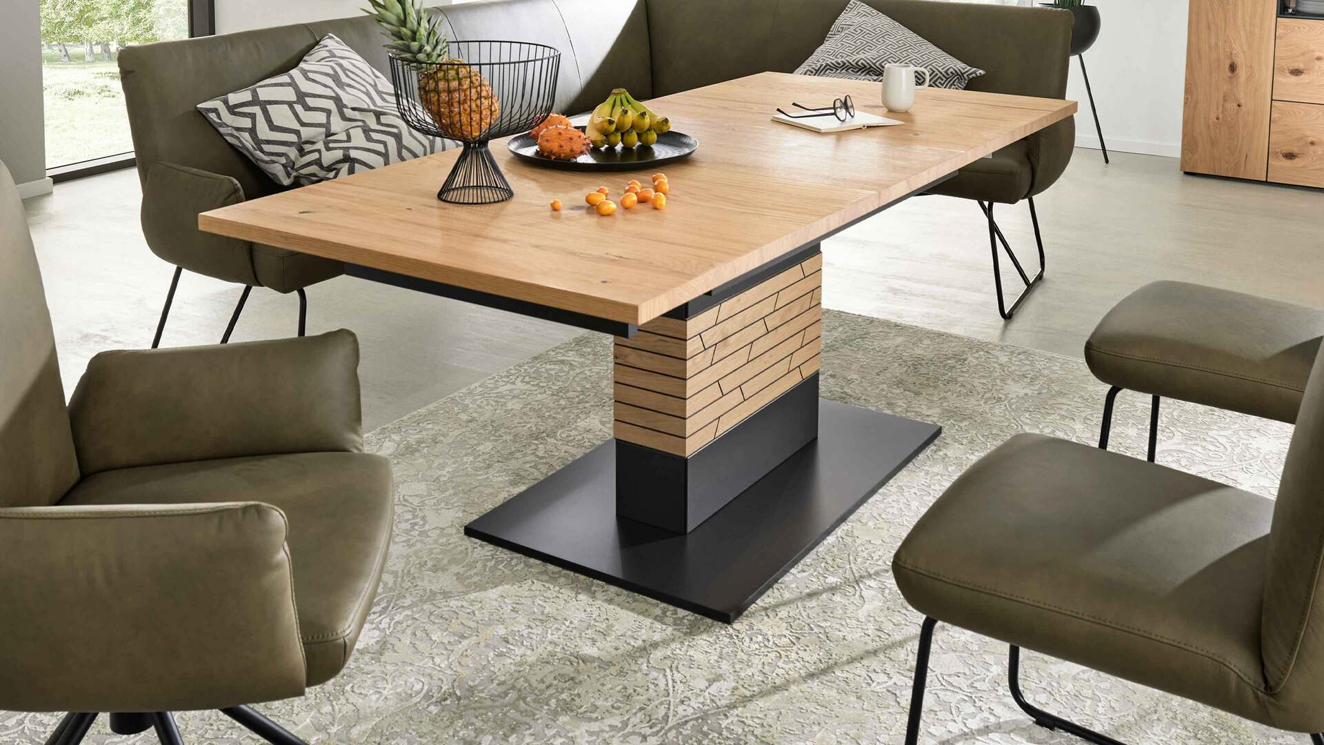 Interliving Wohnzimmer Serie 2108 - Auszugtisch Interliving Wohnzimmer Serie 2108 - Auszugtisch