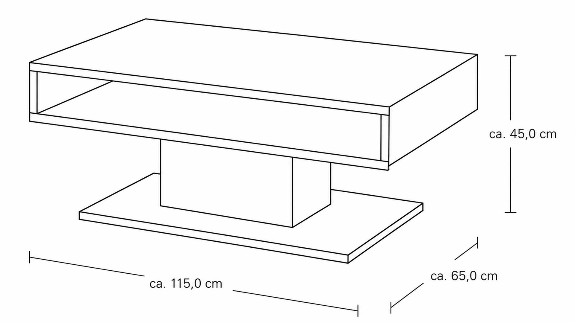 Interliving Wohnzimmer Serie 2024 - Couchtisch