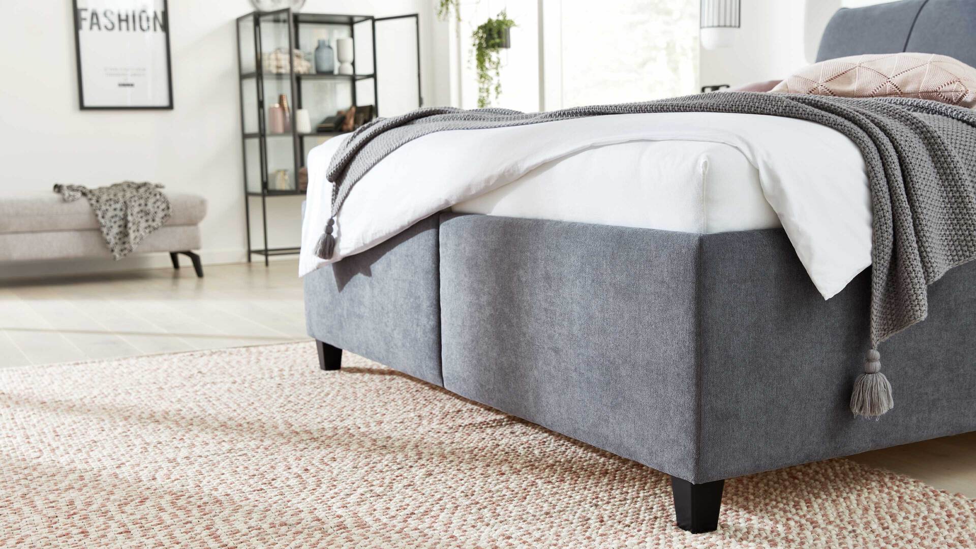 Interliving Bettsystem Serie 1414 - Polsterbett Variante 3