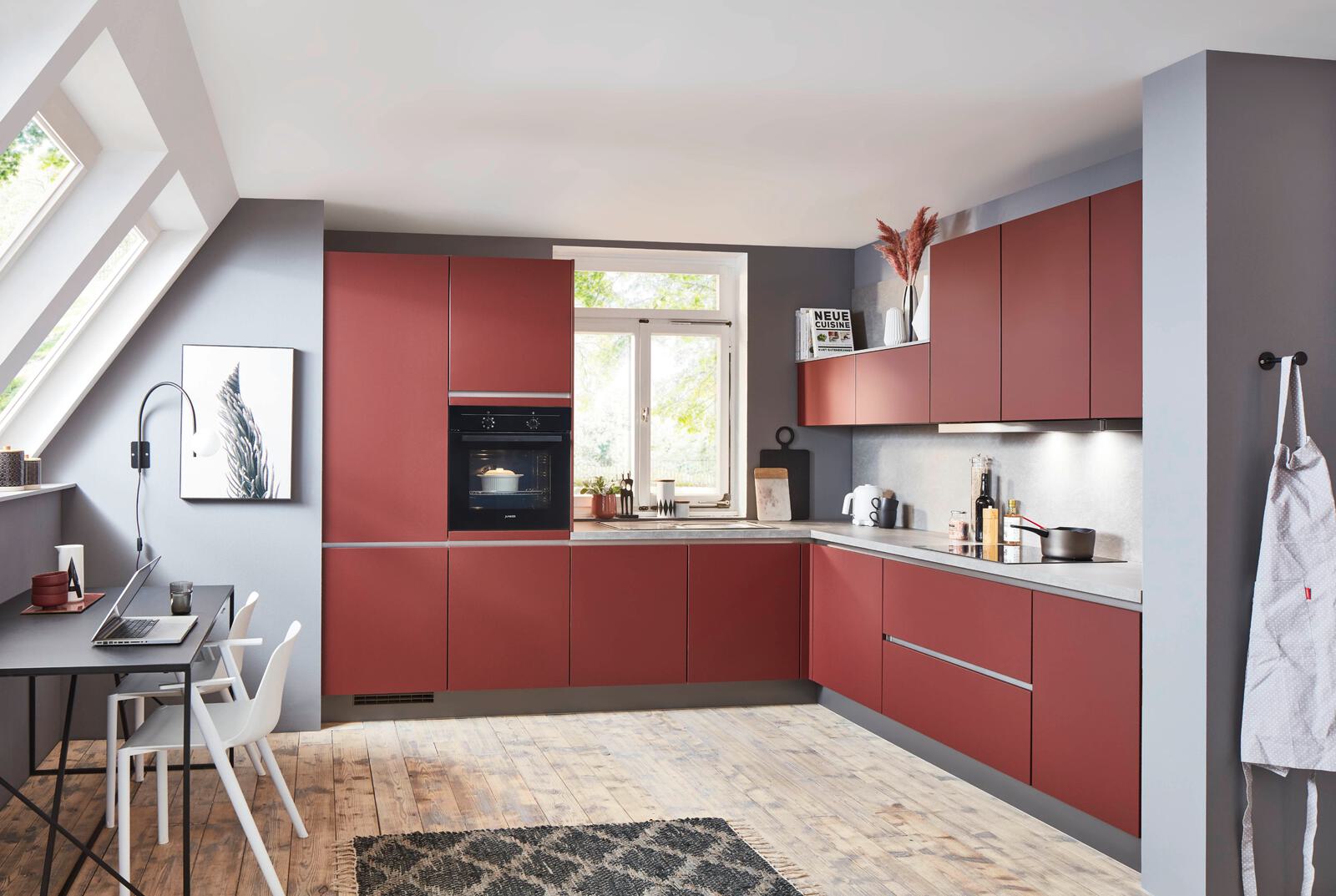 nobilia® Einbauküche Easytouch mit LAURUS Einbauge