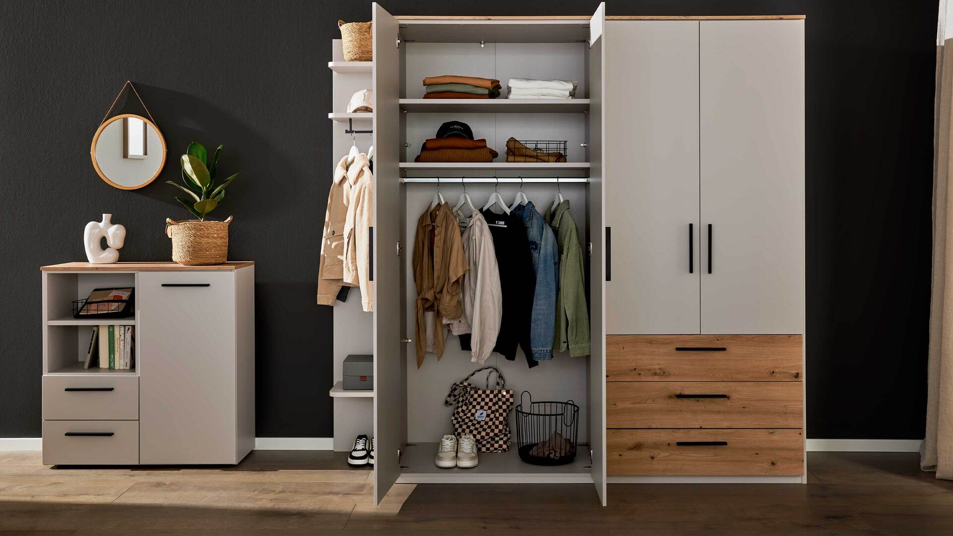 Interliving Jugendzimmer Serie 1702 - Kleiderschrank