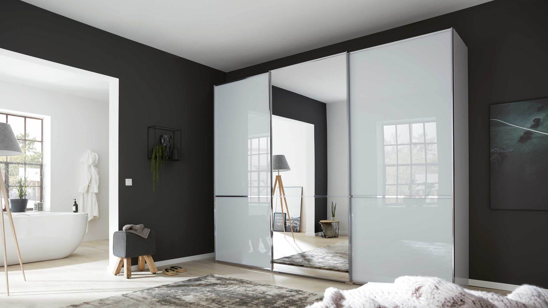 Interliving Kleiderschrank Serie 1205 – Schwebetürenschrank
