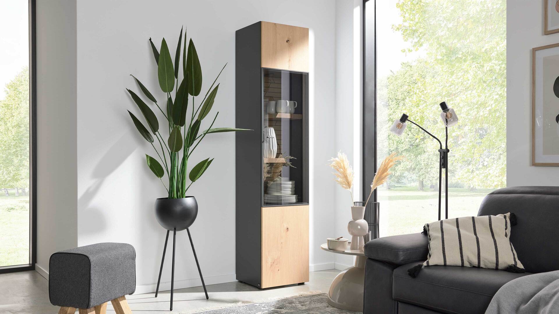 Interliving Wohnzimmer Serie 2108 - Vitrine 780111 Interliving Wohnzimmer Serie 2108 - Vitrine 780111
