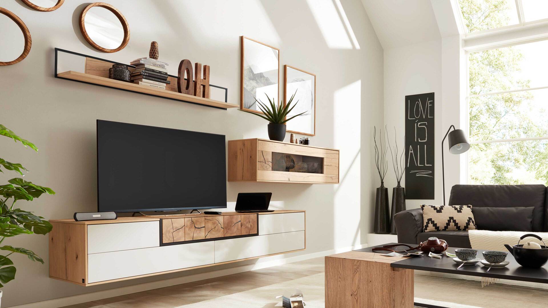 Interliving Wohnzimmer Serie 2106 – Wohnwand 620002W Interliving Wohnzimmer Serie 2106 – Wohnwand 620002W