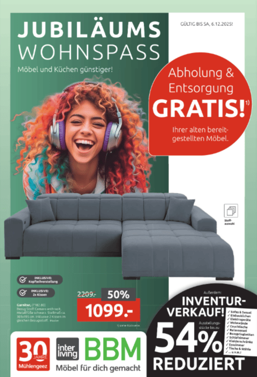 Anzeige, Jubiläums Wohnspass