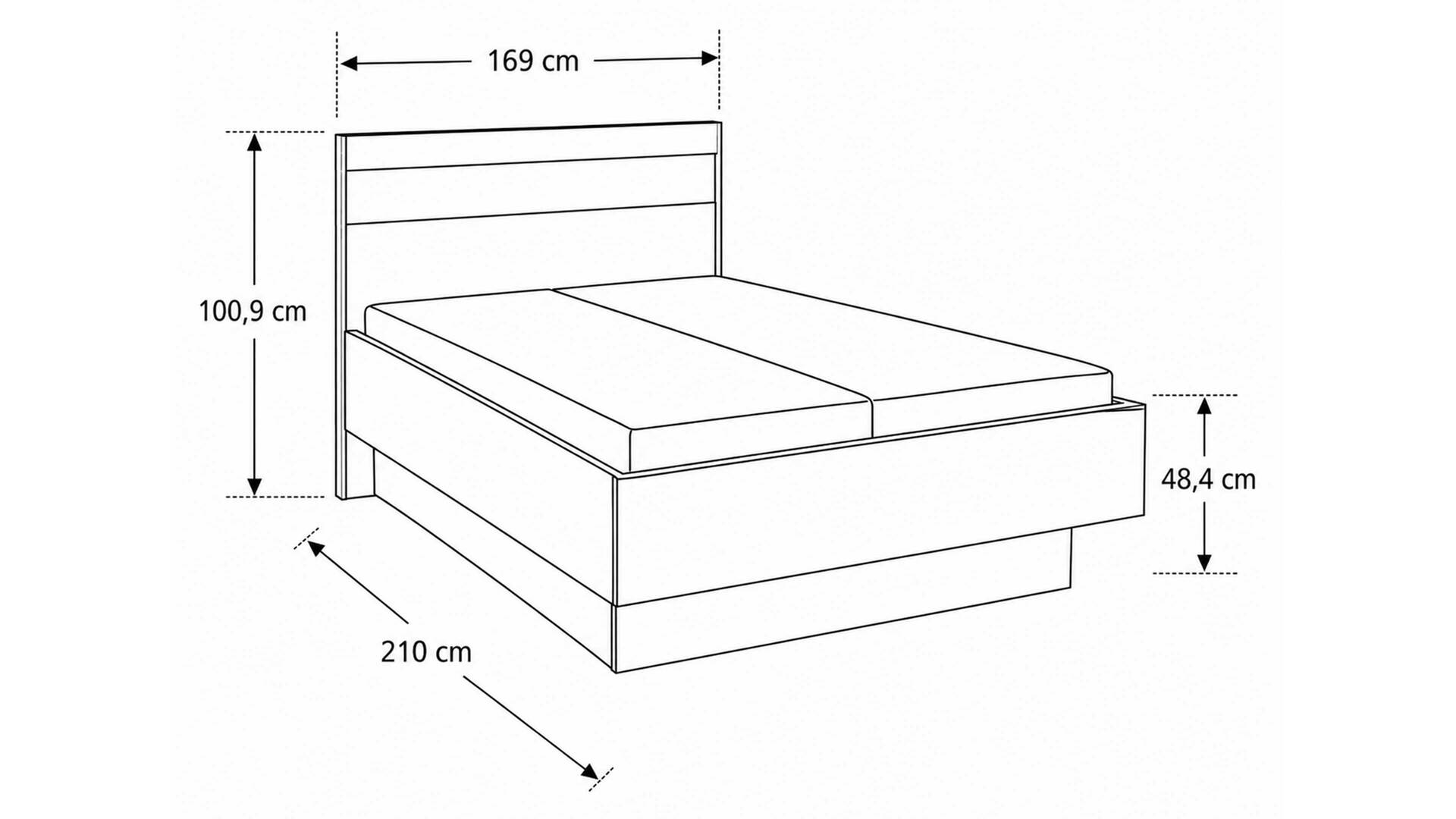 Interliving Schlafzimmer Serie 1024 – Bettgestell