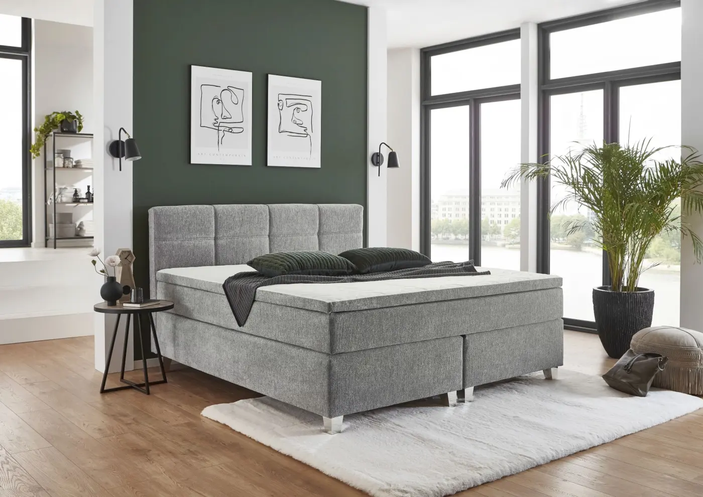 Komfortables Boxspringbett