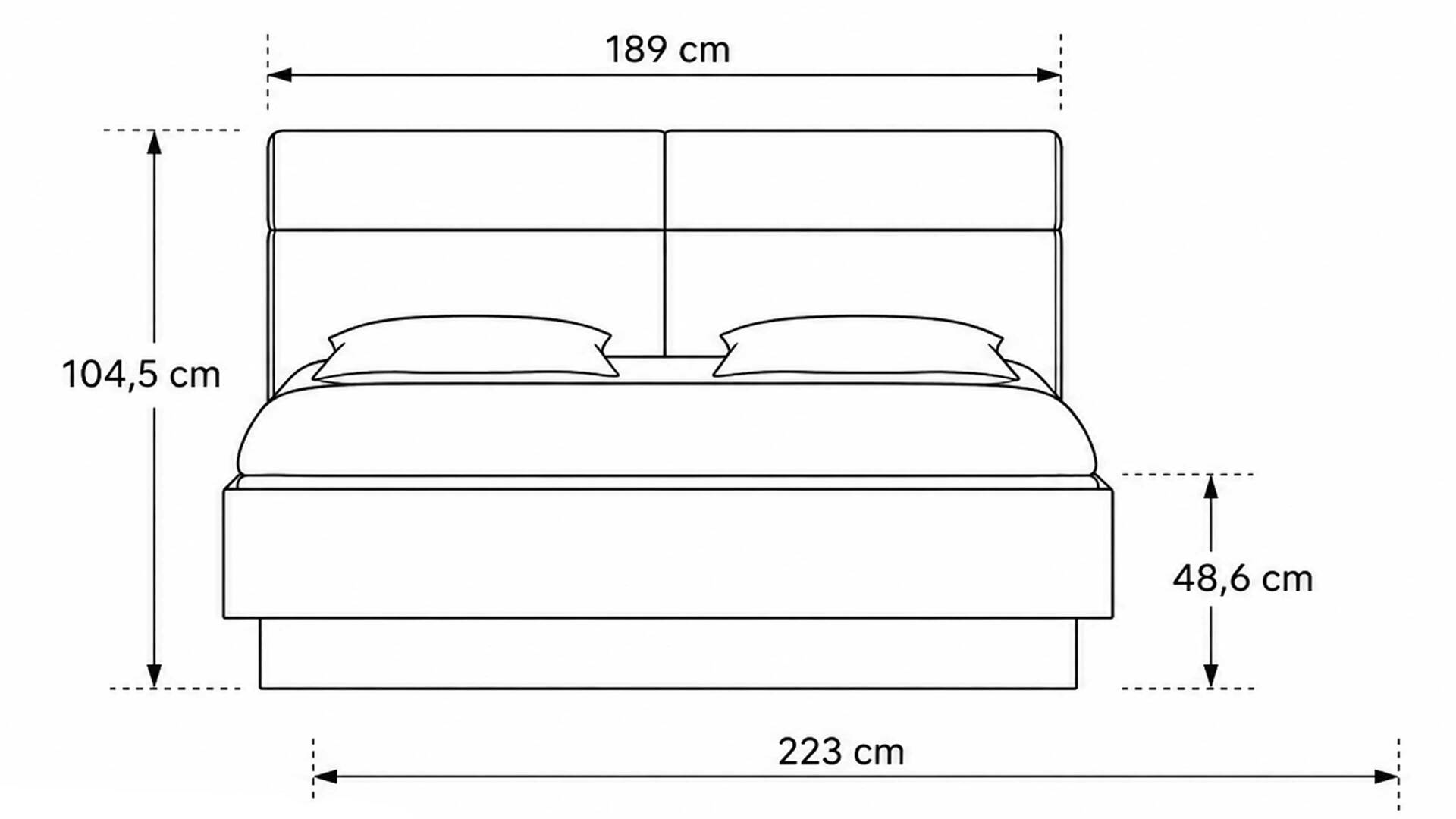 Interliving Schlafzimmer Serie 1023 – Komplettzimmer