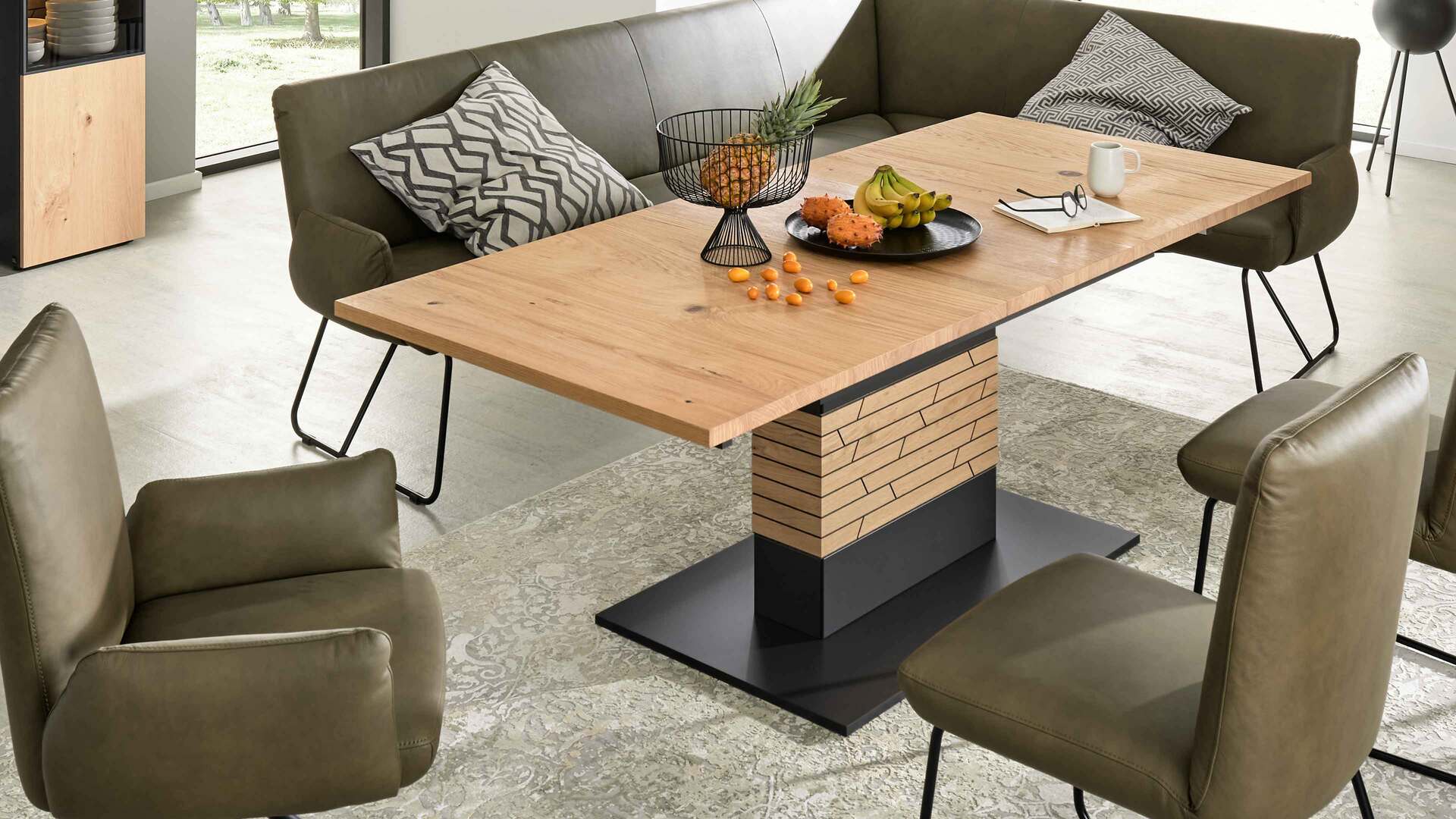 Interliving Wohnzimmer Serie 2108 - Auszugtisch Interliving Wohnzimmer Serie 2108 - Auszugtisch