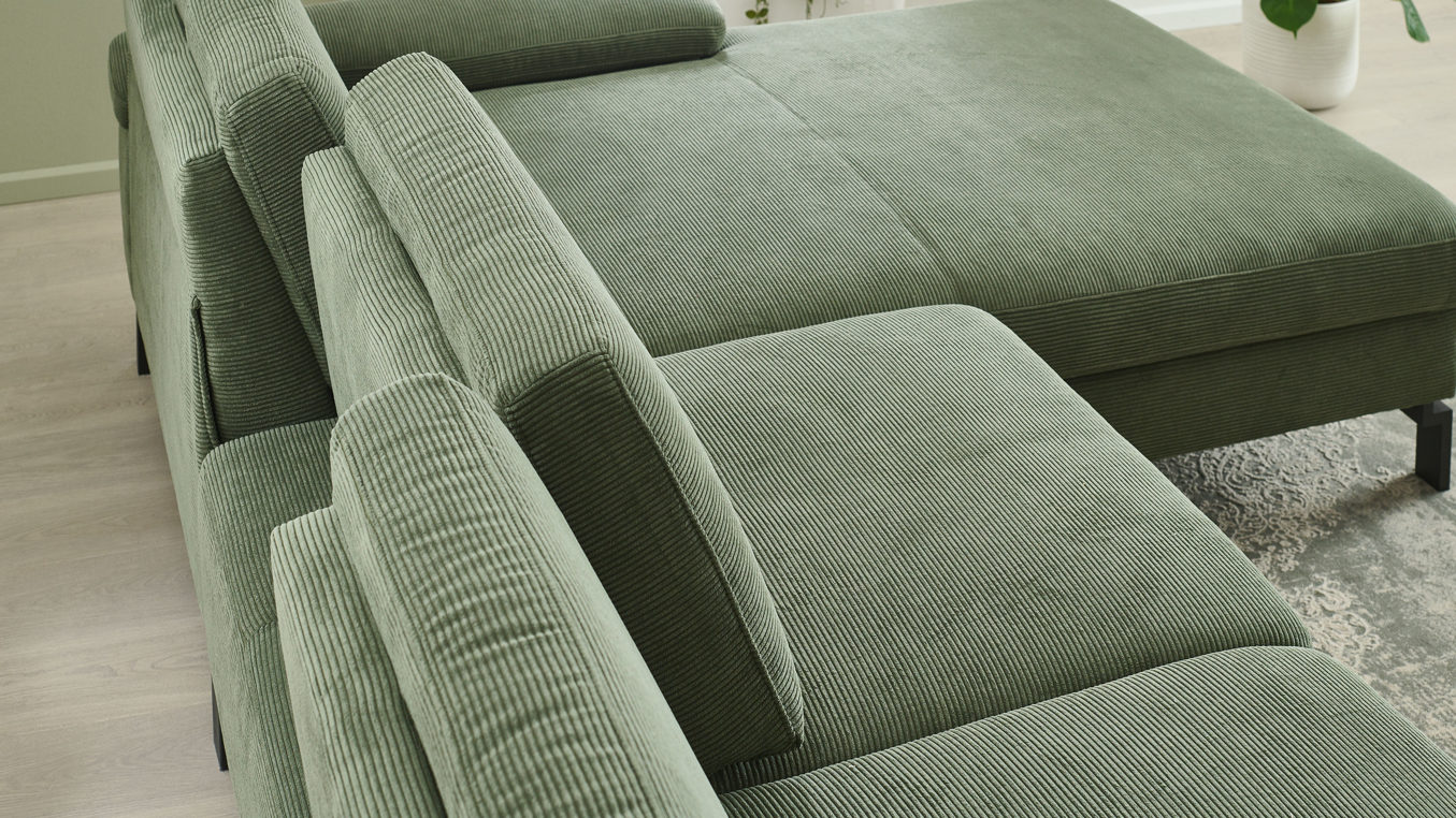 Ecksofa mit Federkern