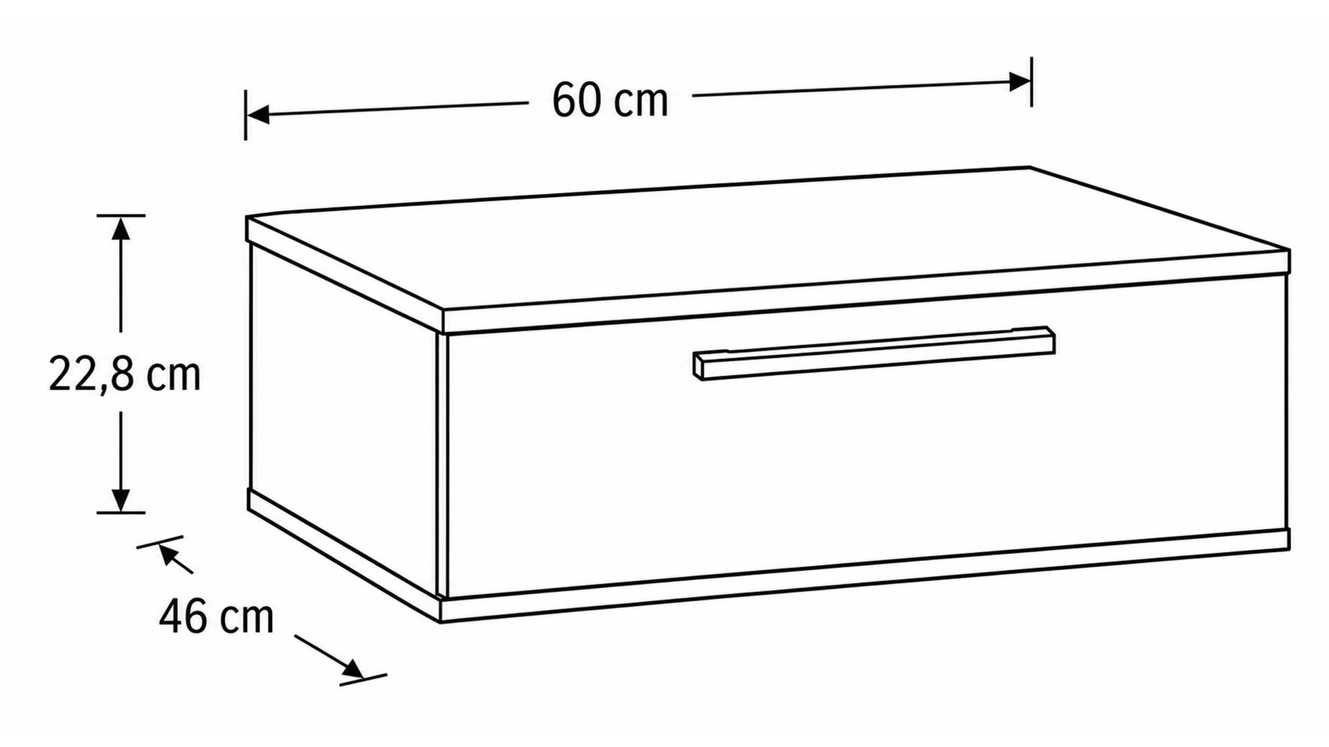 Interliving Schlafzimmer Serie 1024 – Nachtkonsole