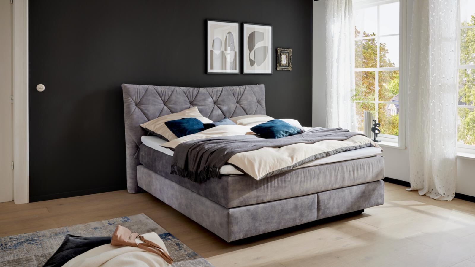 Interliving Boxspringbett Serie 1420 - ohne Bettkasten