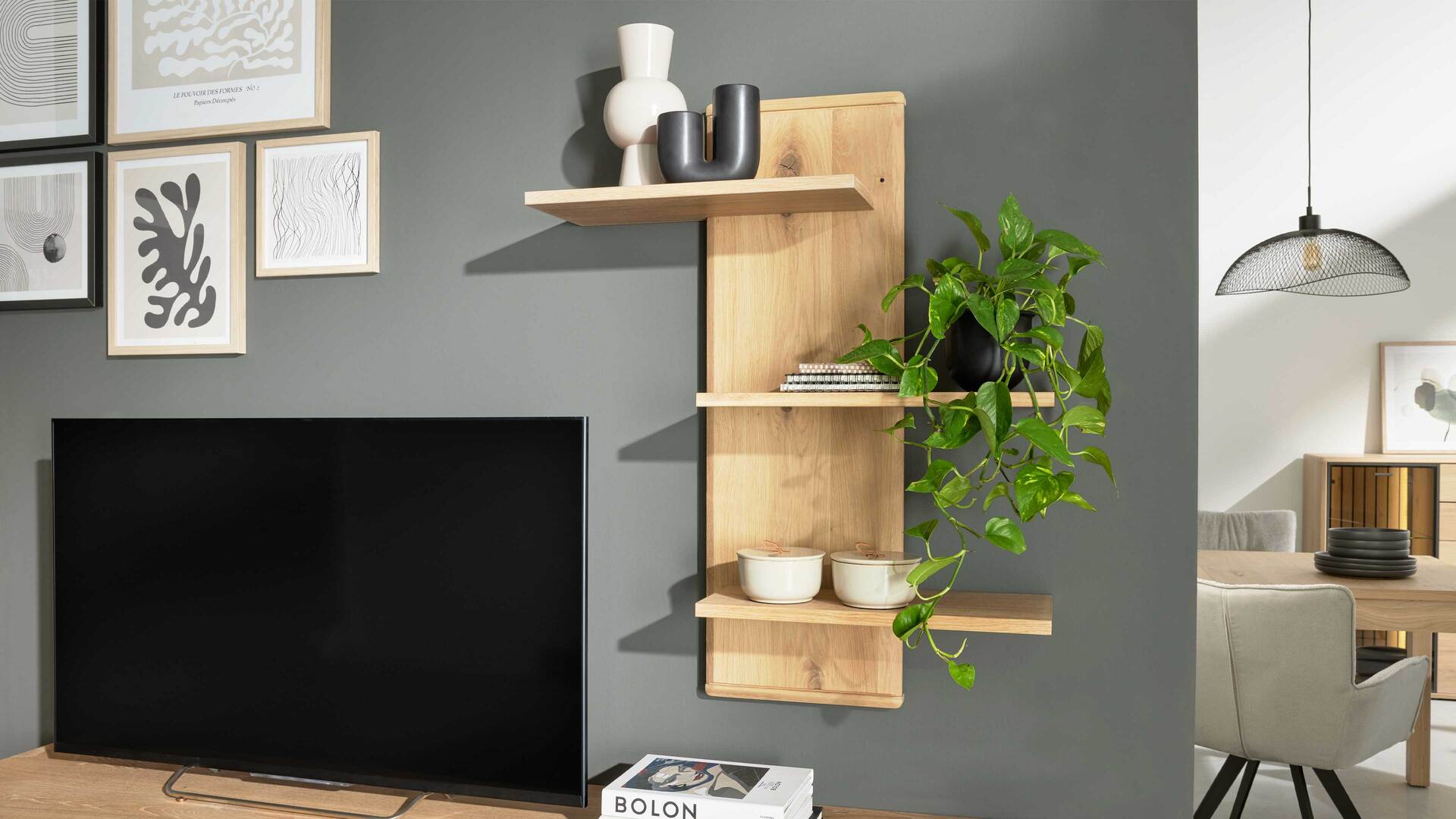 Interliving Wohnzimmer Serie 2024 - Wandregal 24 Interliving Wohnzimmer Serie 2024 - Wandregal 24