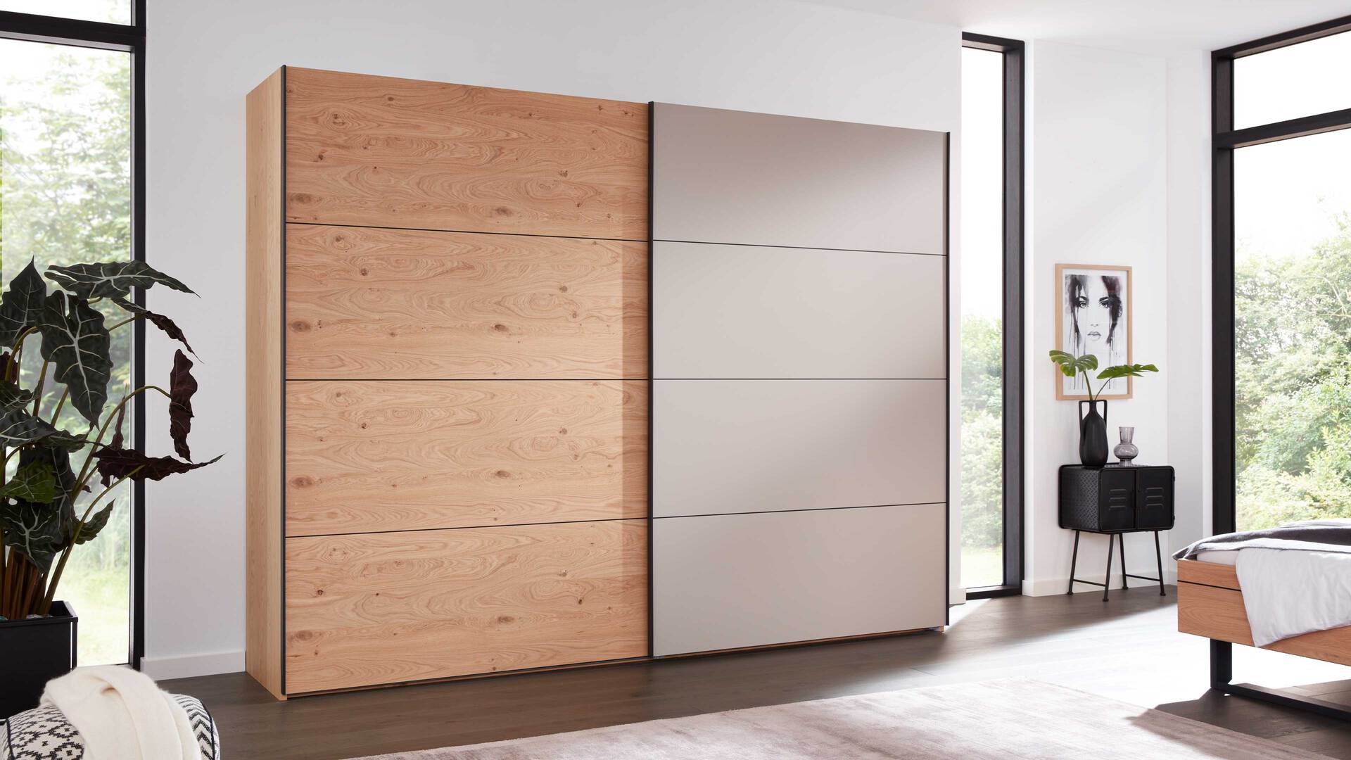 Interliving Schlafzimmer Serie 1024 Schwebetürenschrank 982764