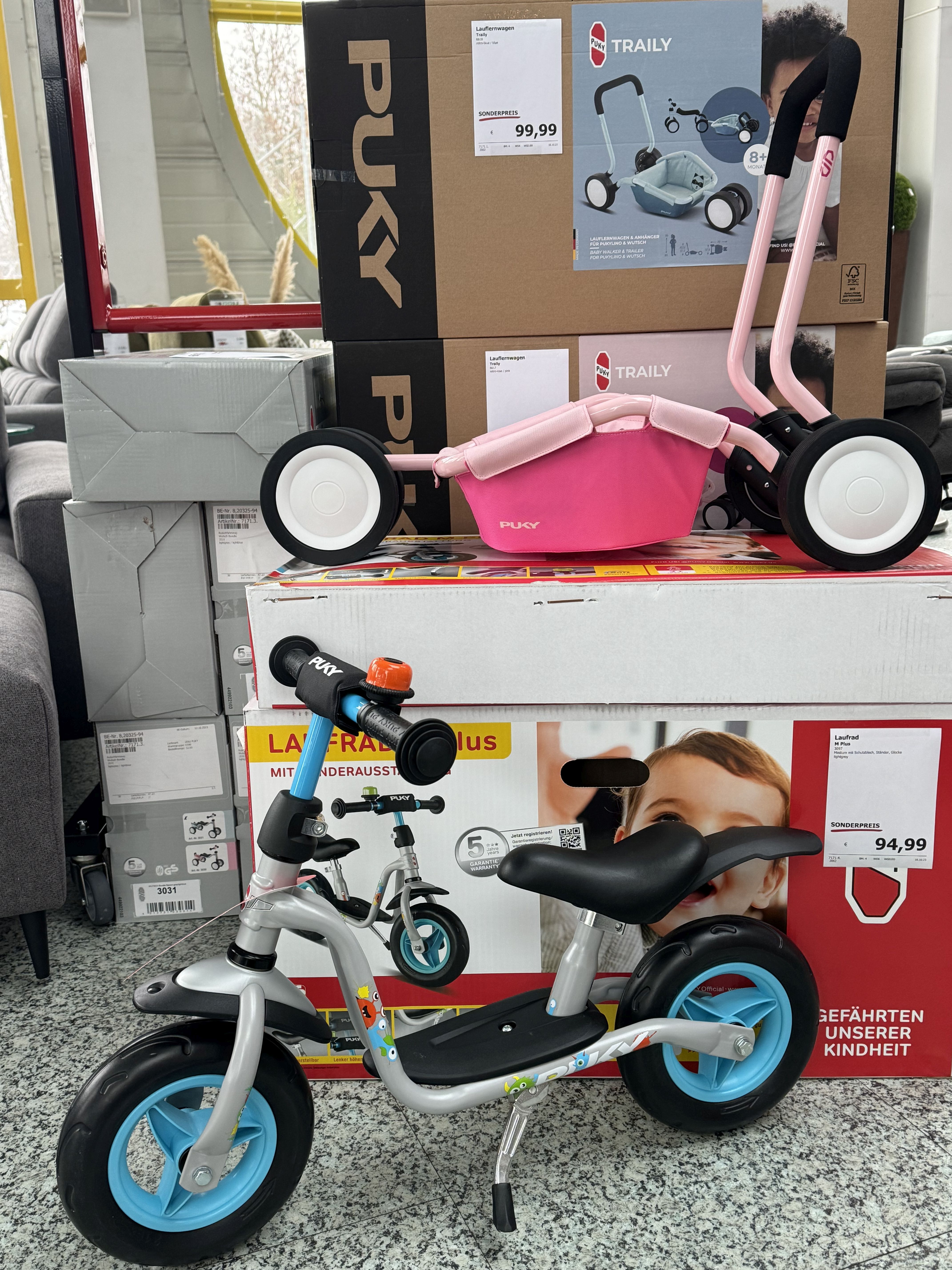 Puky Lauflernwagen Traily retro rose Puky Lauflernwagen Traily retro rose